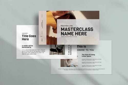 Masterclass Name Here PowerPoint Template