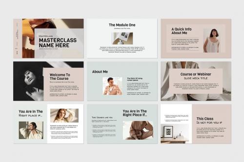 Masterclass Name Here PowerPoint Template