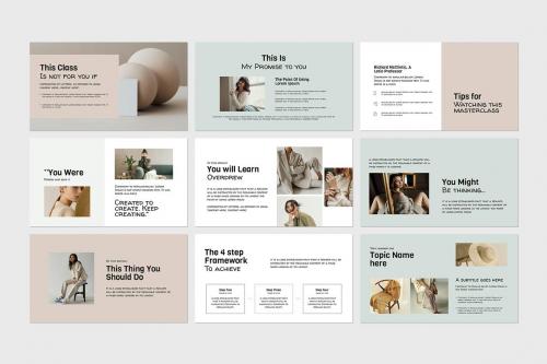 Masterclass Name Here PowerPoint Template