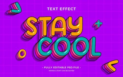 Stay Cool Text Effect