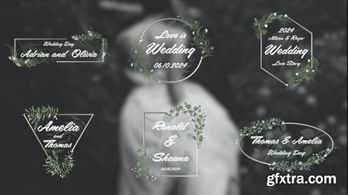 Videohive Wedding Titles 4K 49929289