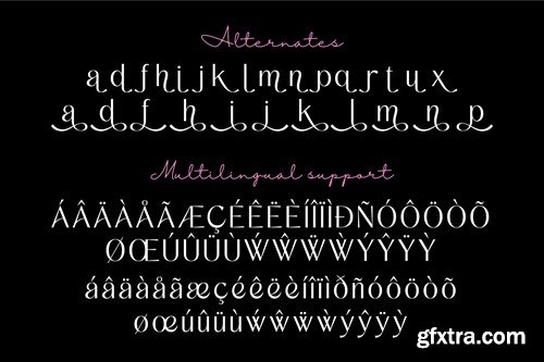 Sierra Danielle - Display Sans Serif Font 9278SUT
