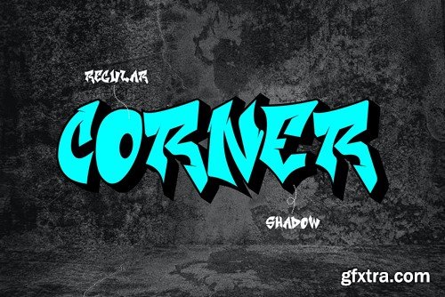 Inferno Corner - Graffiti Font G8MHAYR