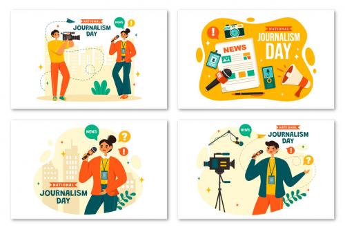 Deeezy - 13 National Journalism Day Illustration