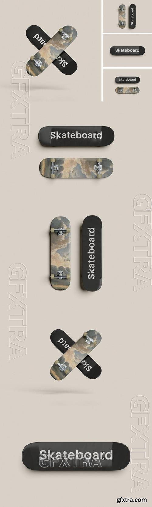 Skateboard Mockup 9VWLMFD