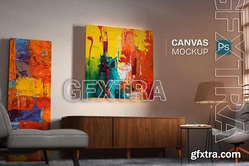 Painting Canvas Mockup 5LHNG4Z