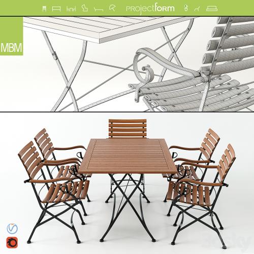 BRAZIL Table & Chair by MBM