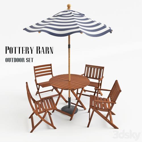 Pottery Barn Outdoor Set