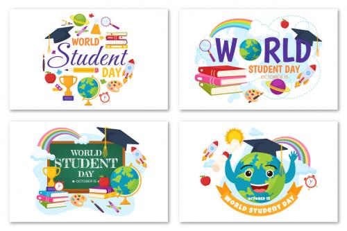 Deeezy - 12 World Students Day Illustration