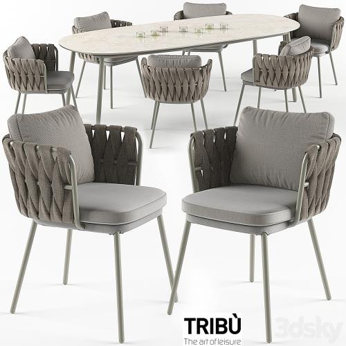 Tosca table & armchair set