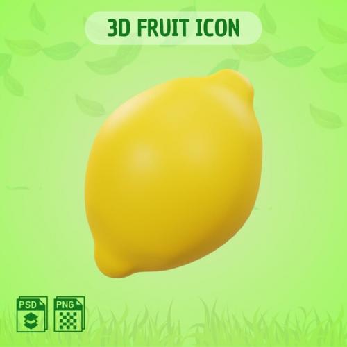 3d Icon For Fruit