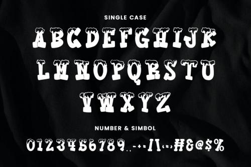 Deeezy - Moxwel Snows Winter Playful Display Font