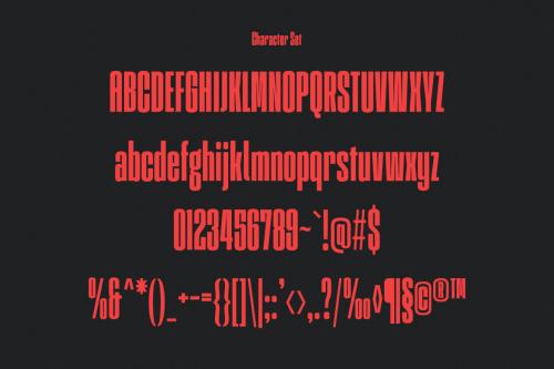 Deeezy - Morlans Compressed Display Font