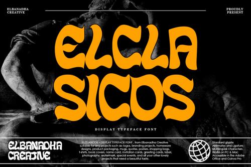 Deeezy - ELCLASICOS – DISPLAY TYPEFACE FONT