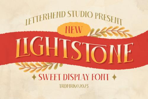 Deeezy - Lighstone - Sweeet Display Font