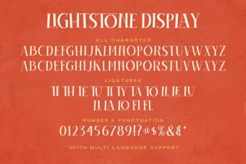 Deeezy - Lighstone - Sweeet Display Font