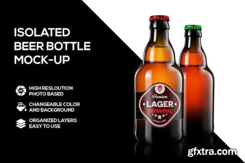 Beer Bottle Mockup Pack 14xPSD