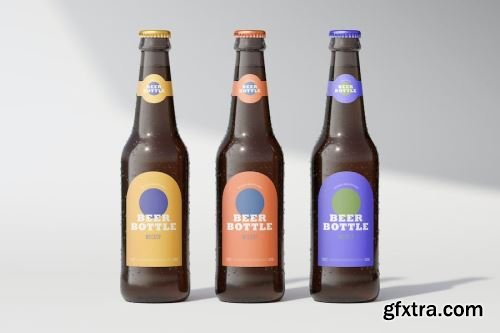 Beer Bottle Mockup Pack 14xPSD