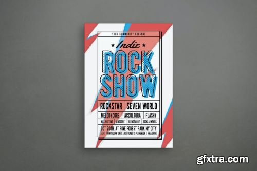 Rock Music Flyer Pack 14xPSD