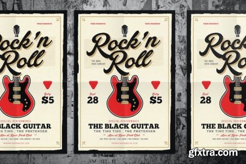 Rock Music Flyer Pack 14xPSD