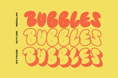 Deeezy - Tricky - Bubble Display Font