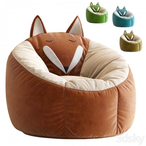 Kaikoo Kids Fox Bean Bag Chair