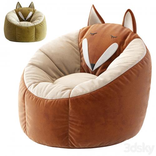 Kaikoo Kids Fox Bean Bag Chair