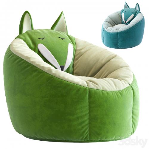 Kaikoo Kids Fox Bean Bag Chair