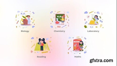 Videohive Scientific Subjects - School Illustration 49953310