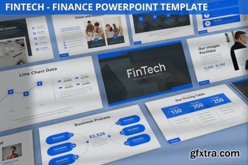 Financial PowerPoint Template Pack 14xPPTX