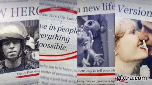 Videohive History And Documentary Newspaper Slideshow 32239052