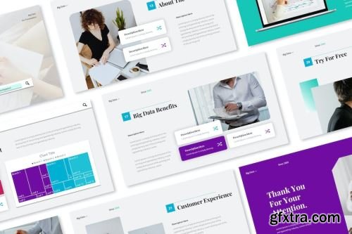 Data PowerPoint Template Pack 15xPPTX