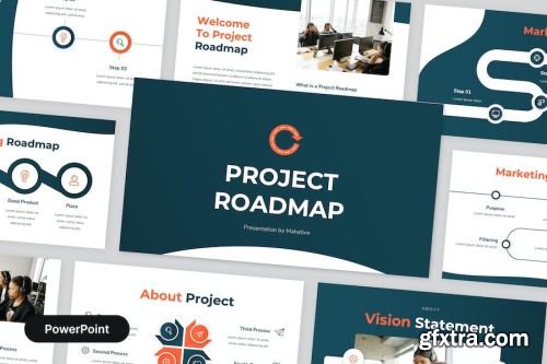 Roadmap PowerPoint Template Pack 15xPPTX
