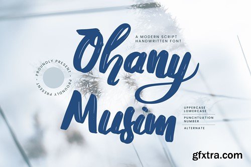 Ohany Musim - Brush Script Handwritten Font KPZCPVK