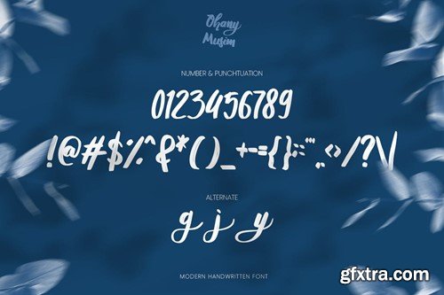 Ohany Musim - Brush Script Handwritten Font KPZCPVK