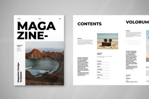 Minimal Magazine Template