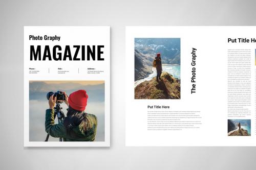 Photo Graphy Magazine Template