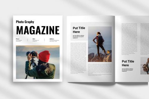 Photo Graphy Magazine Template