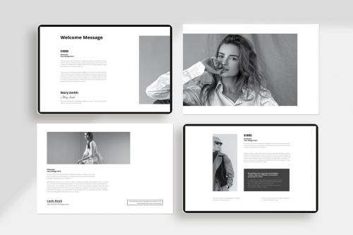 Look-Book Brochure Landscape Template