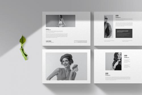 Look-Book Brochure Landscape Template