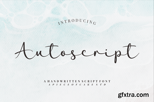 Autoscript - A Script Font ACY53QP