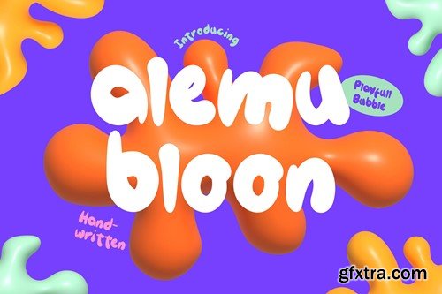 Alemu Bloon - Playful Handwritten Font VH9MSUK