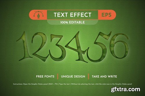 Zombie Embossed - Editable Text Effect, Font Style 2M5X2Y7