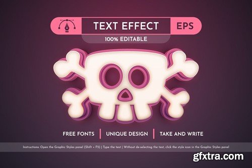 Rotting Horror - Editable Text Effect, Font Style 9AB7755