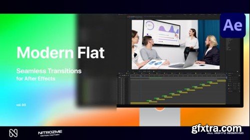 Videohive Modern Flat Transitions Vol. 03 49967282