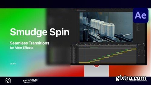 Videohive Smudge Spin Transitions Vol. 03 49968378