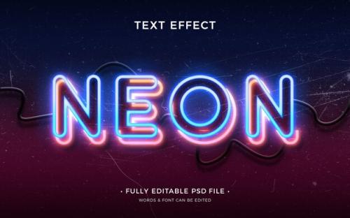 Neon Light Text Effect