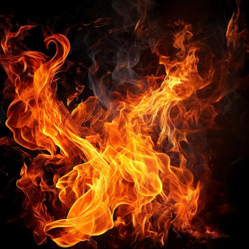 Fire Flames Backgrounds and Overlays