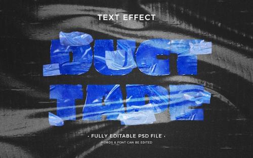 Duct Tape Text Effect