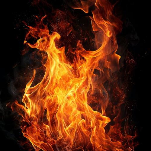 Fire Flames Backgrounds and Overlays